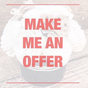 I’m open to all reasonable offers!!🛍